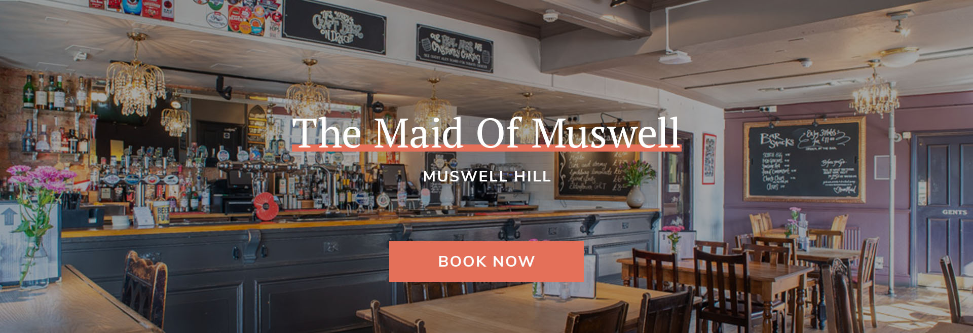 Come down to your local pub at The Maid Of Muswell in London